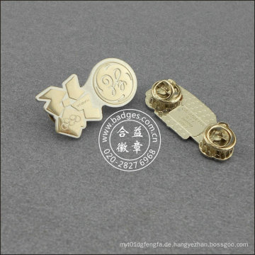 Silber organisatorische Pin, unregelmäßige Form Abzeichen (GZHY-LP-020)